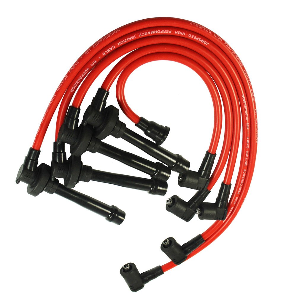 Spark Plug Ignition Wire Set For 92-02 Honda Accord Civic Del Sol Spiral Core 88