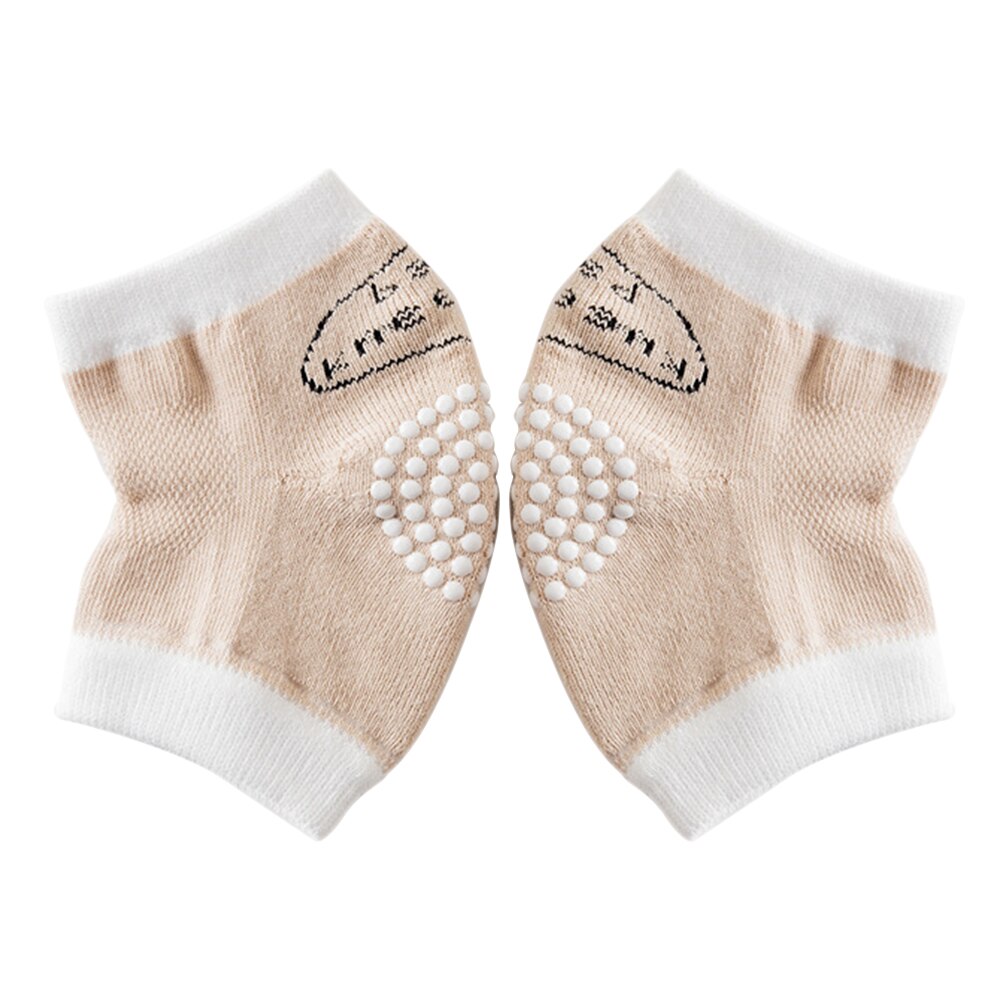 Genouillères courtes en éponge pour bébé, 1 paire, protège-genoux, accessoires antidérapants pour ramper, #30: kaki foncé