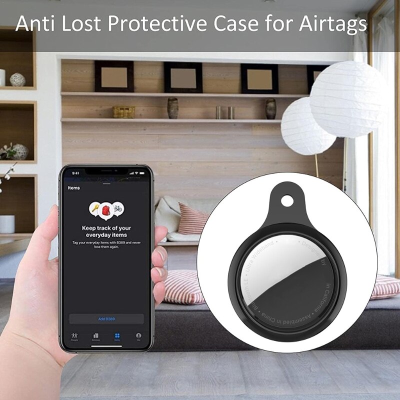 Peau de protection pour Airtags Étui Portable pour Airtag Bluetooth De Trouveur De Clé De Protection COQUE EN POLYURÉTHANE THERMOPLASTIQUE Accessoires
