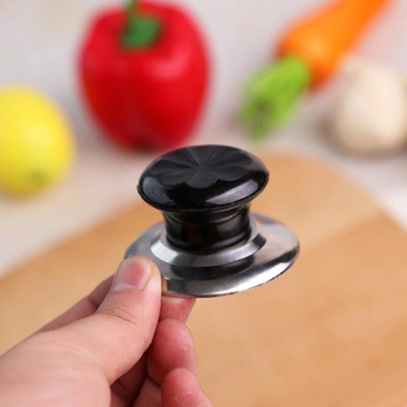 1Pcs Cookware Pot Pan Deksel Vervanging Hand Grip Cover Knop Handvat Voor Keuken Circulaire Holding Knop Schroef Handvat