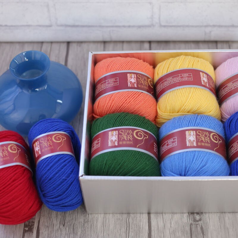 300g Lamb Wool,Biological Cashmere, Toyobo Yarn For Hand Knitting Thick Thread Good For Scarf Sweater Coat Gloves B