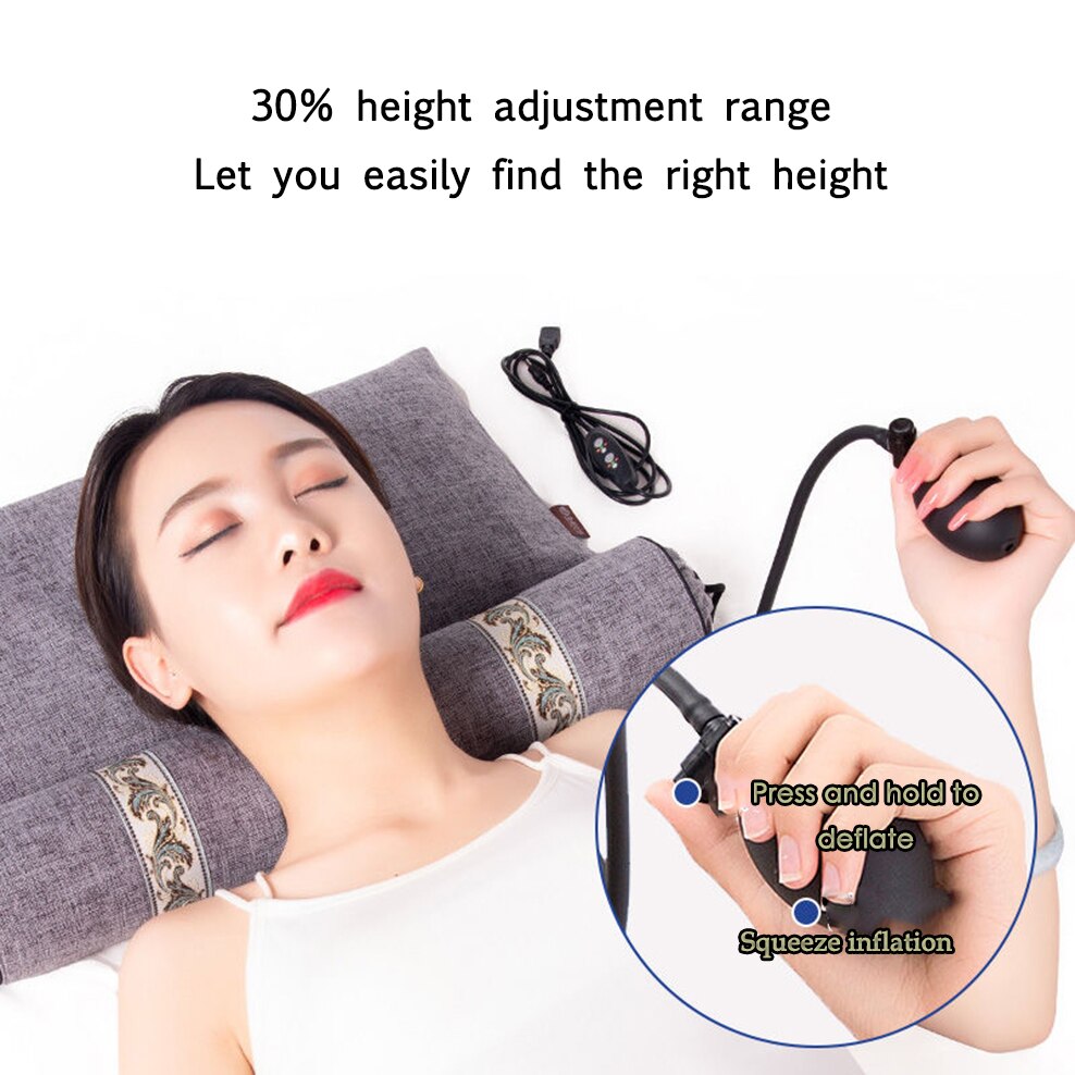 Buckwheat Cervical Pillow Orthopedic Recommendation Cervical Spine Traction Chinese Herbal Medicine Compress Neck Pillow