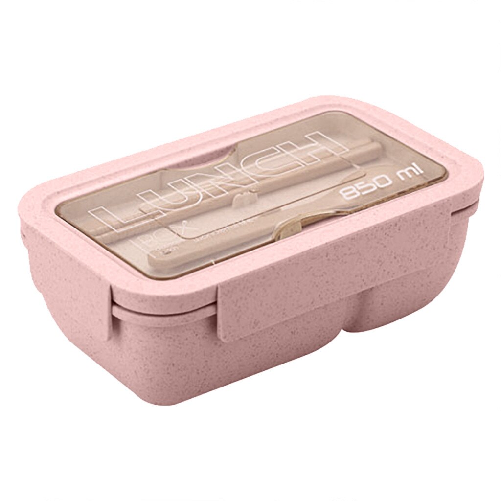 Microwave Lunch Box Picnic Food Fruit Container Storage Box For Kids Adult Container Organizer Brotdose: Pink 