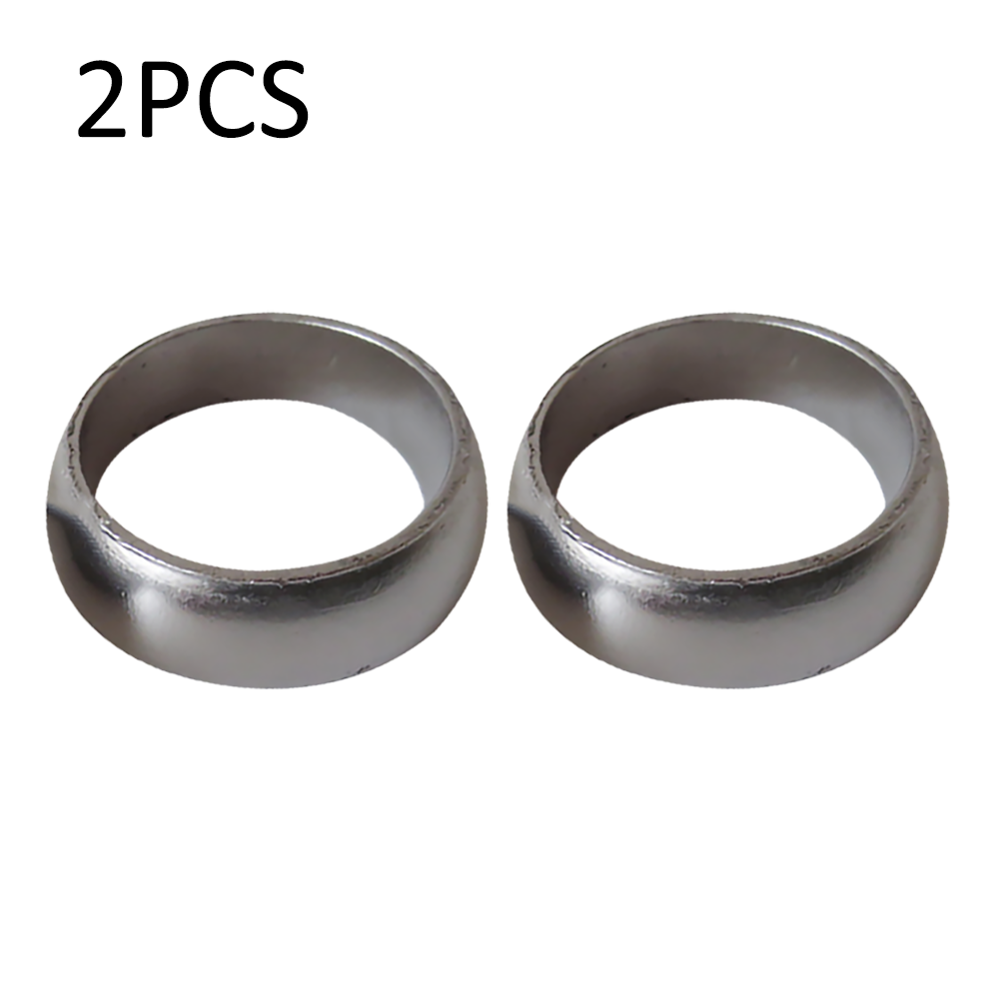 2 st metall avgasspjäll tätning packning silver passar för polaris sportsman 600 700 800 3610047 motorfordonstillbehör
