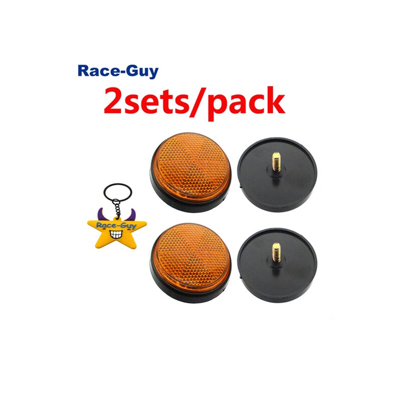 Vento Keeway Scooter Reflectors For QJ ZIP R3i 86300B20T001 ATV Quad Dirt Bike Go Kart Scooter Honda Kawasaki Suzuki Yamaha: 2 Sets