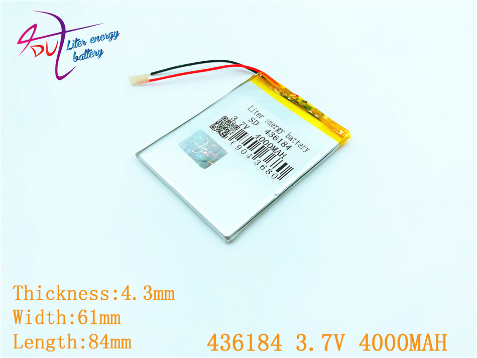 436184 456085 3.7v 4000mah Lithium Polymère Batterie Avec Carte Pour Vx787 Vx530 Vx540t Vx585