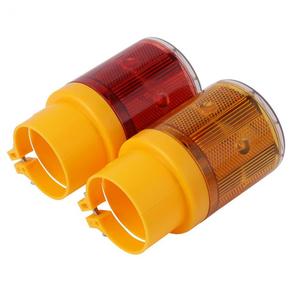 Luz de advertencia Solar roja y amarilla, luces LED de navegación, Flash de emergencia para barco, lámpara de alarma de iluminación para Advertencia de tráfico