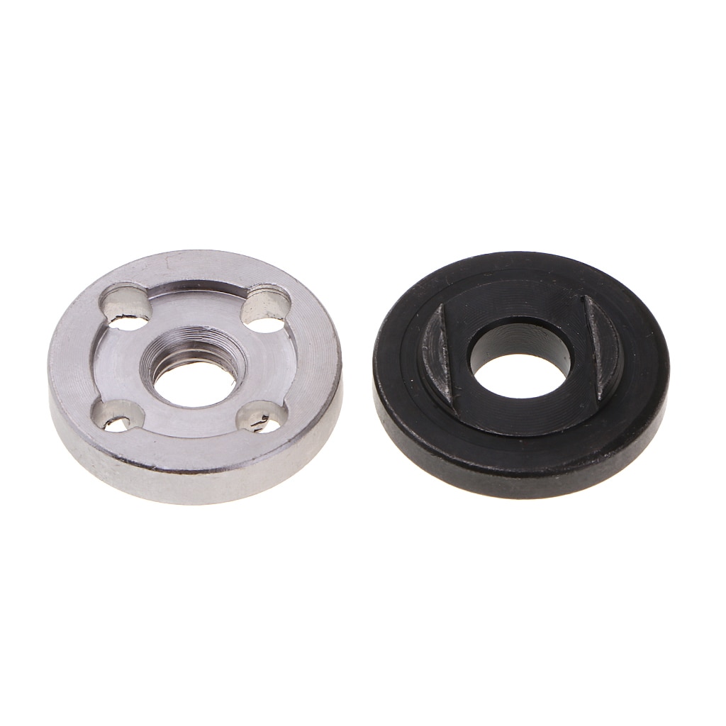 Angle Grinder Flange Kit 1 Pair Replacement Electrical Angle Grinder Fitting Part Lock Nut Inner Outer Set Power Tool