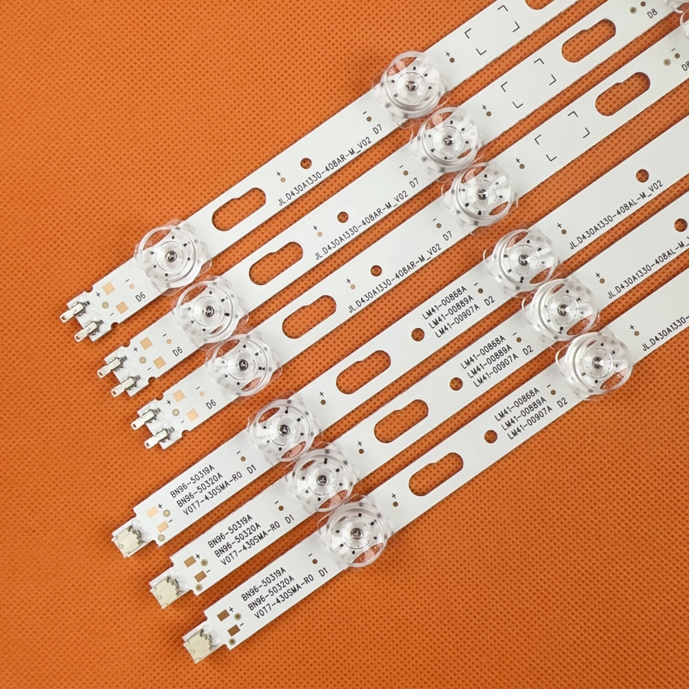 Led-nauha  ue43 tu 7125 kxxc  ue43 tu 7125k un43 tu 7000 un43 tu 8000 un43 tu 8200 ue43 tu 7100 bn96-50319a 50320a lm41-00867a