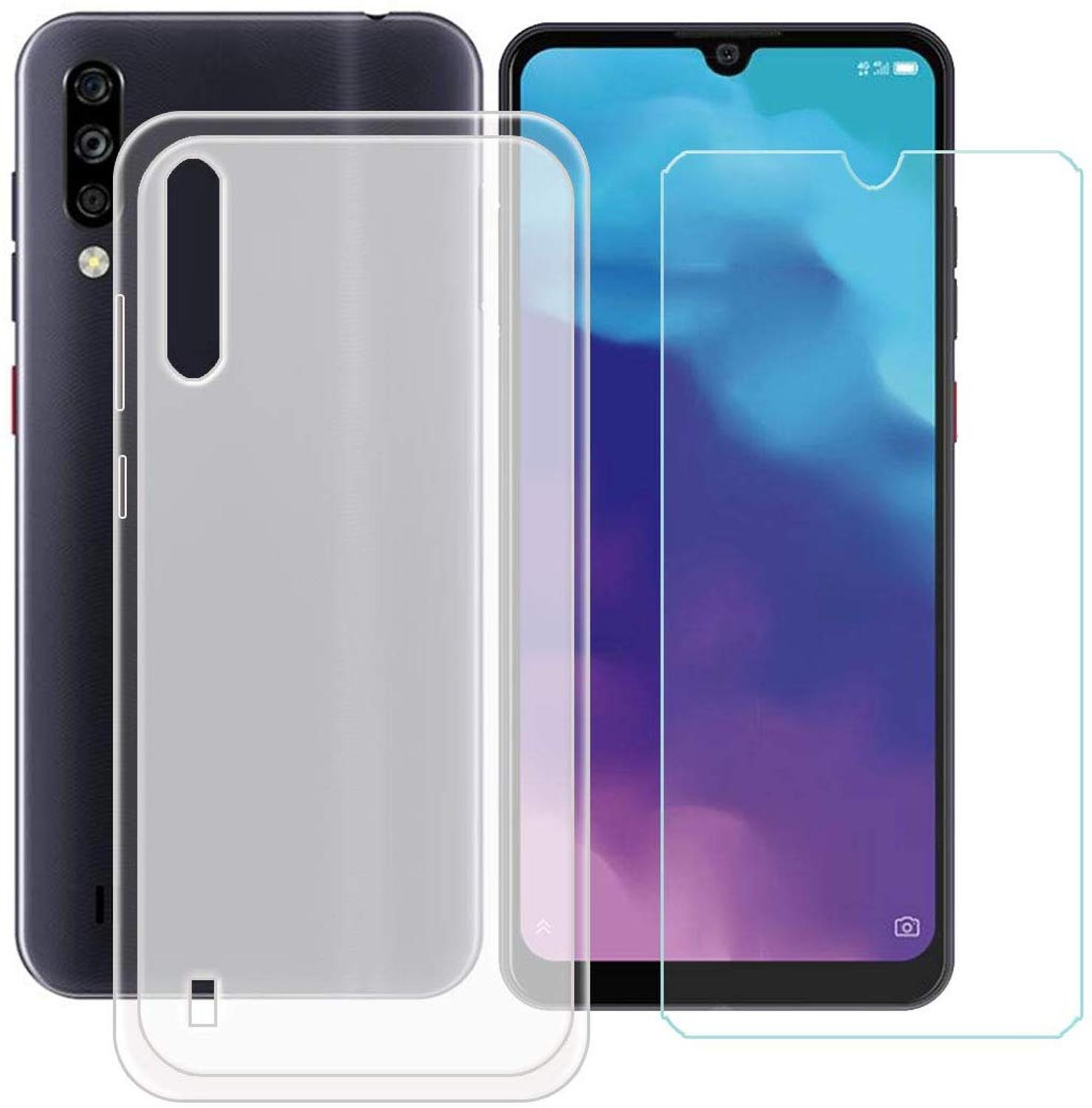 For ZTE BLADE A5 Case ZTE BLADE A5 Cover + Screen Protector Tempered Glass Protective Film For ZTE BLADE A5: White