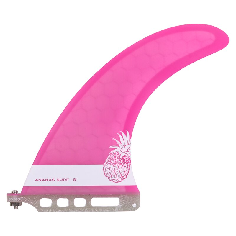 Ananas Surf planche de Surf aileron centre simple boîte aileron 8 "longboard 8 pouces longueur us base sup accessoires performance style noserider