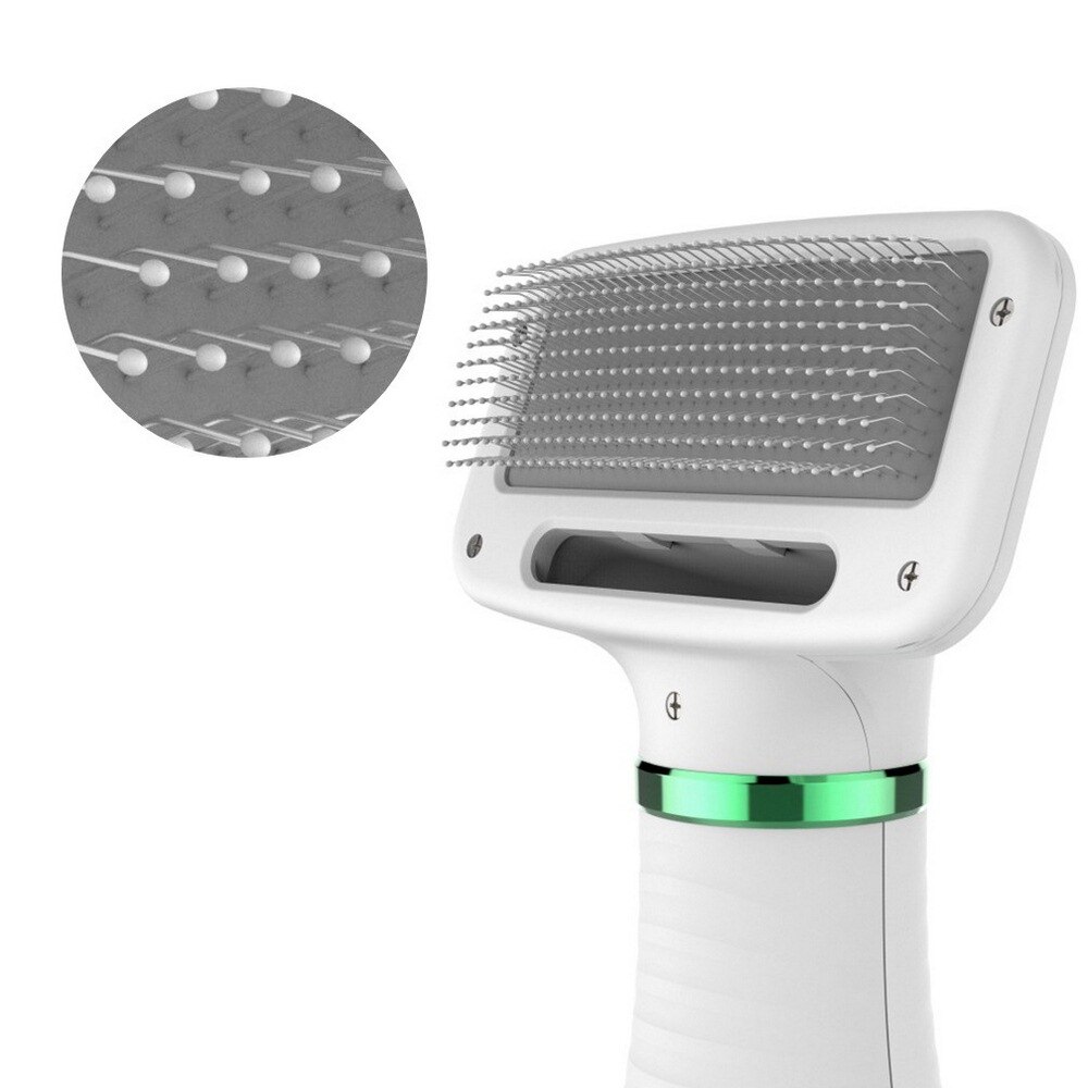 2- i -1 hårfön för hundar med kamvårdsfläkt med justerbara temperaturinställningar för små och medelstora katter hund låg ljudnivå