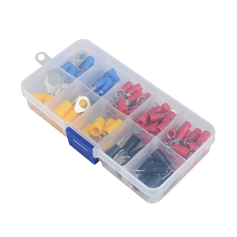WKK - Vorkkabelschoenen - Geïsoleerd - 6,5mm - Geel - Zonder huls - 100 stuks WKK - Vorkkabelschoenen - Geïsoleerd - 6,5mm - Geel - Zonder huls - 100 stuks