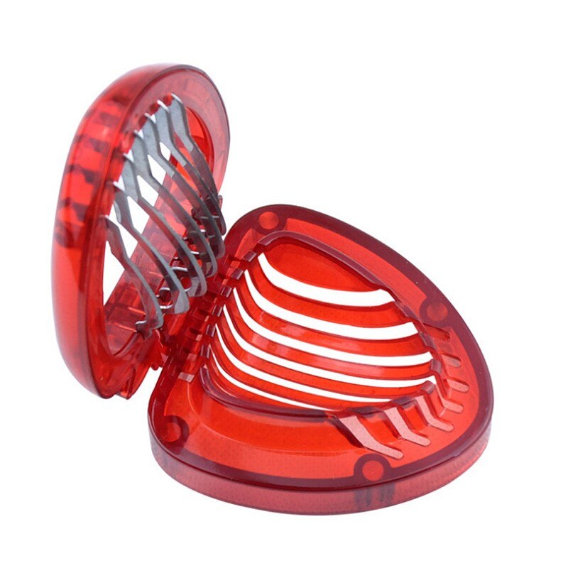 1pcs/set kitchen Fruit gadget strawberry slicer strawberry corer strawberry stem remover Fruit Cutter Slice Kitchen Tools