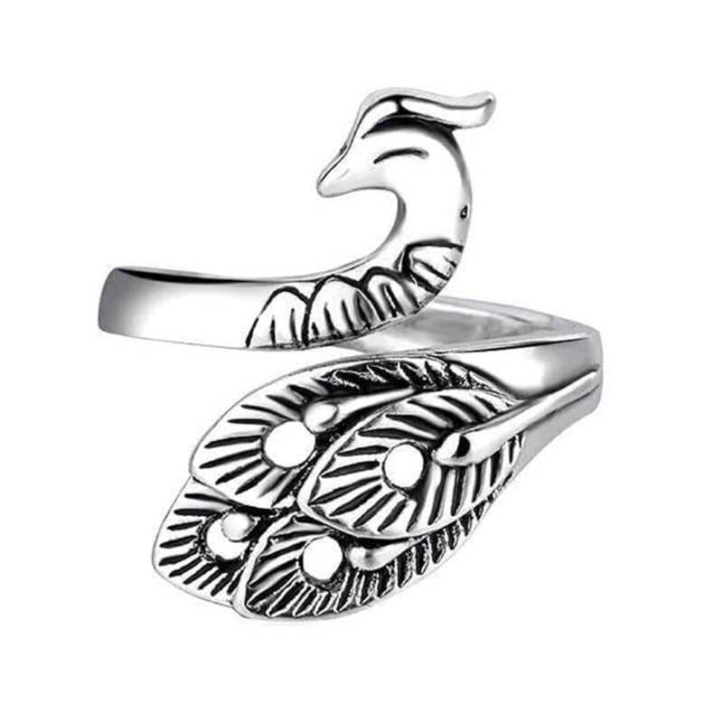 Adjustable Knitting Loop Ring, Crochet Loop Ring Knitting Accessories, Peacock O 667D