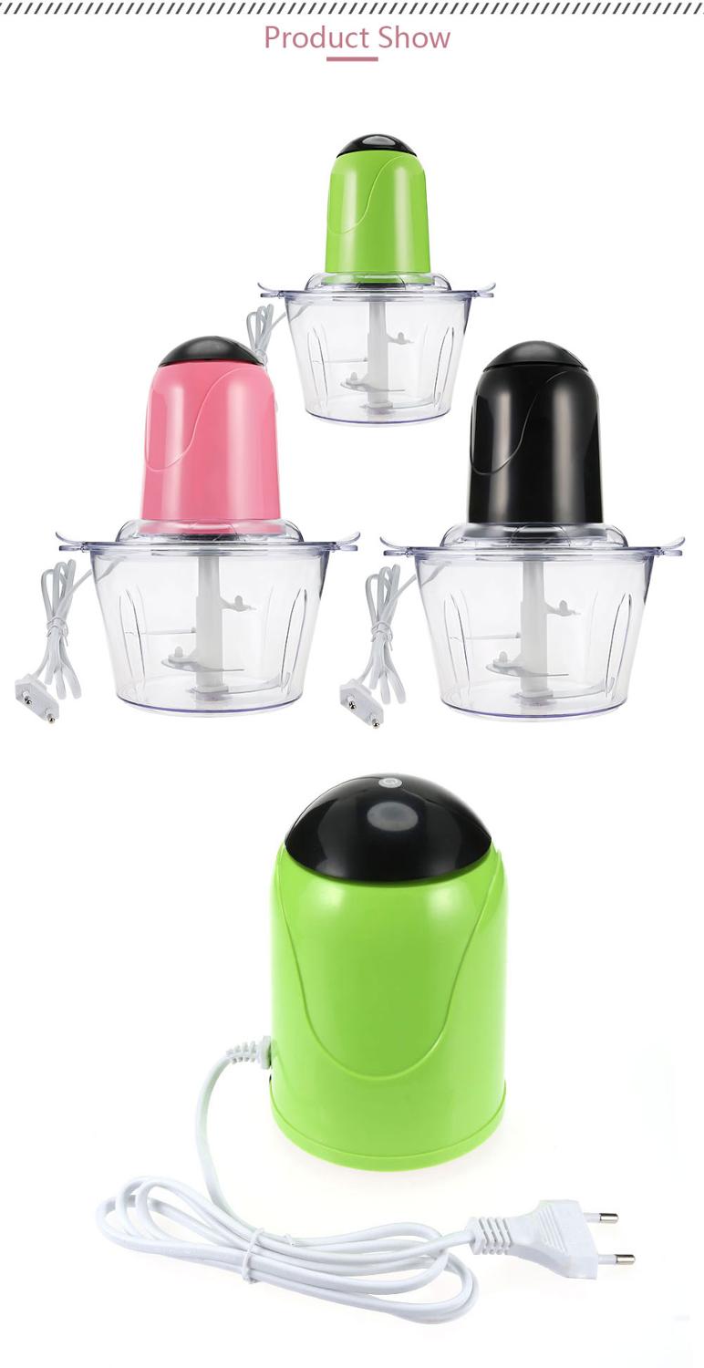 Elektrisk kødkværn multifunktionel baby foodprocessor 2l kødkværn blender juicer madmixer frugt elektrisk blender