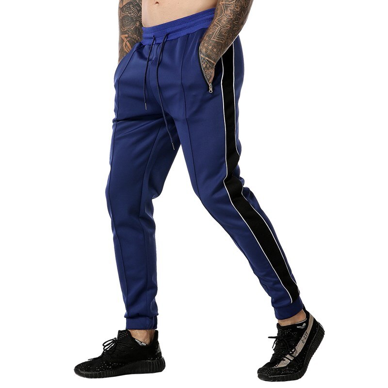 Men&#39;s Sweatpants Fitness Running Cotton Trousers Male Casual Track Pants Jogging Pants