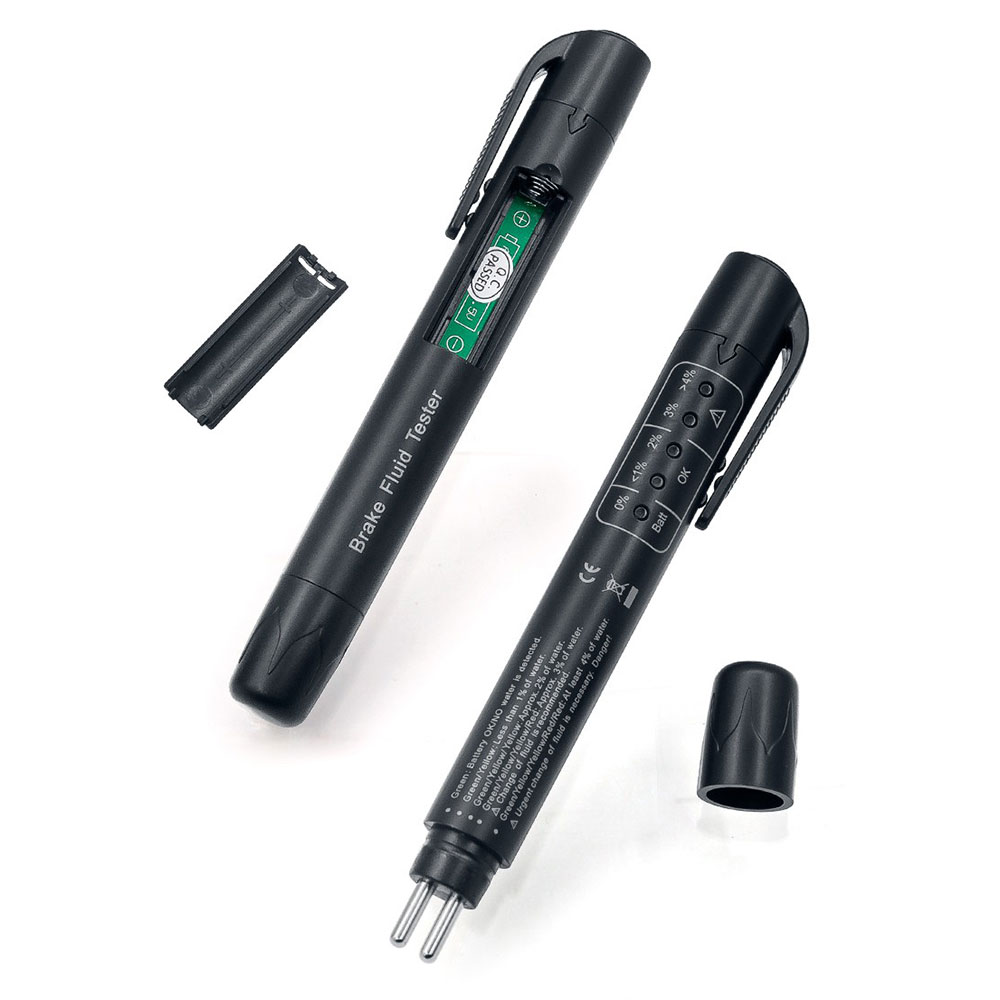 Remvloeistof Tester Pen 5 Led Auto Voertuig Auto Automotive Testing Tool Voor DOT3/DOT4 Voertuig Gereedschap Diagnostische Hulpmiddelen