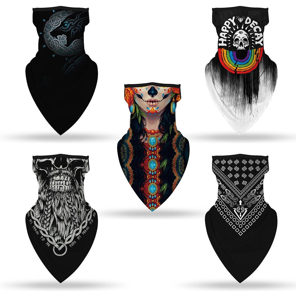 magique Bandana visage écharpe pendaison oreille visage couverture UV Protection antipoussière cyclisme randonnée chapeaux masque pêche écharpes 1PC