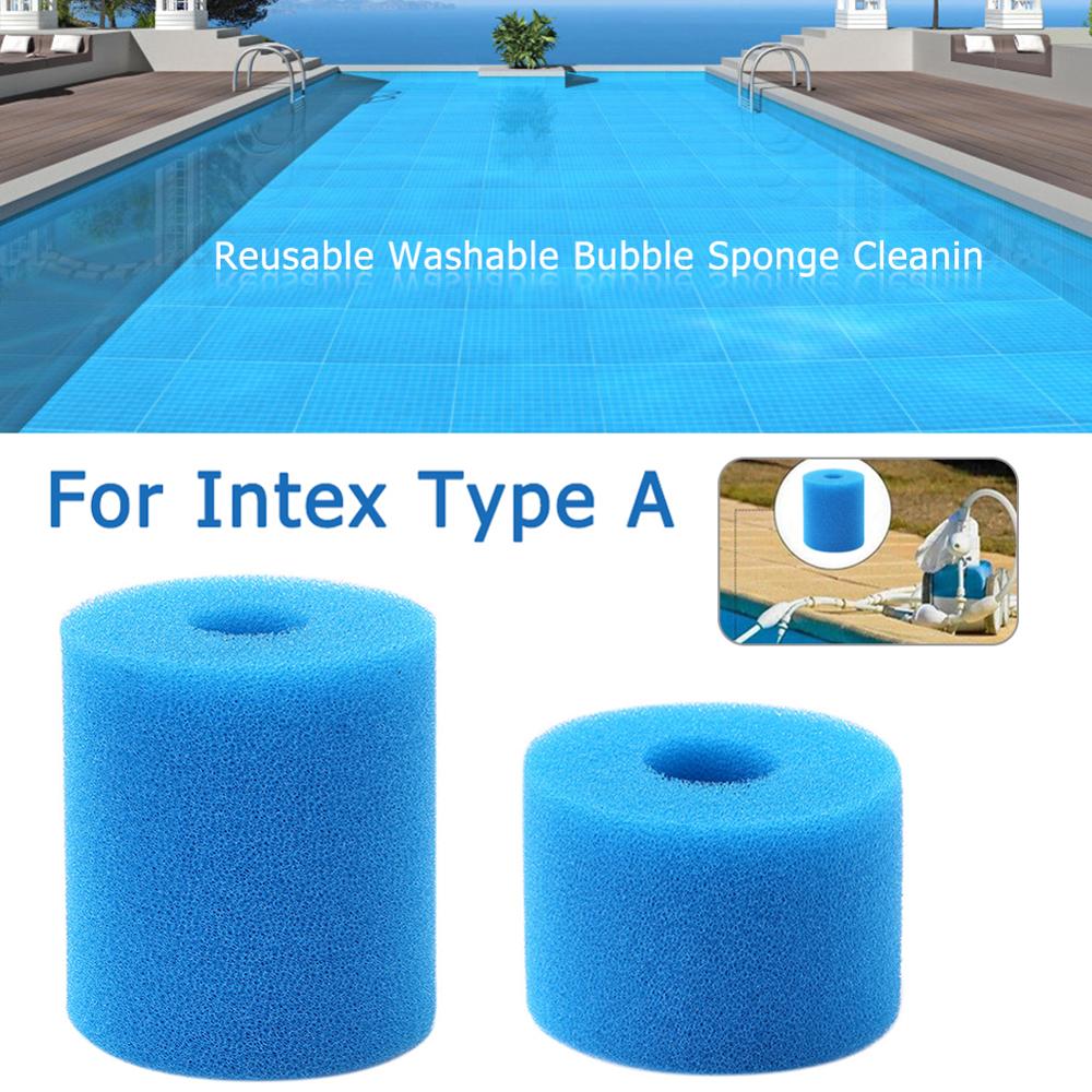 Intex filter swimmingpool filter til intex a type intex h  s1 type genanvendeligt vaskbart pool filter svamp pool cleanning accessori