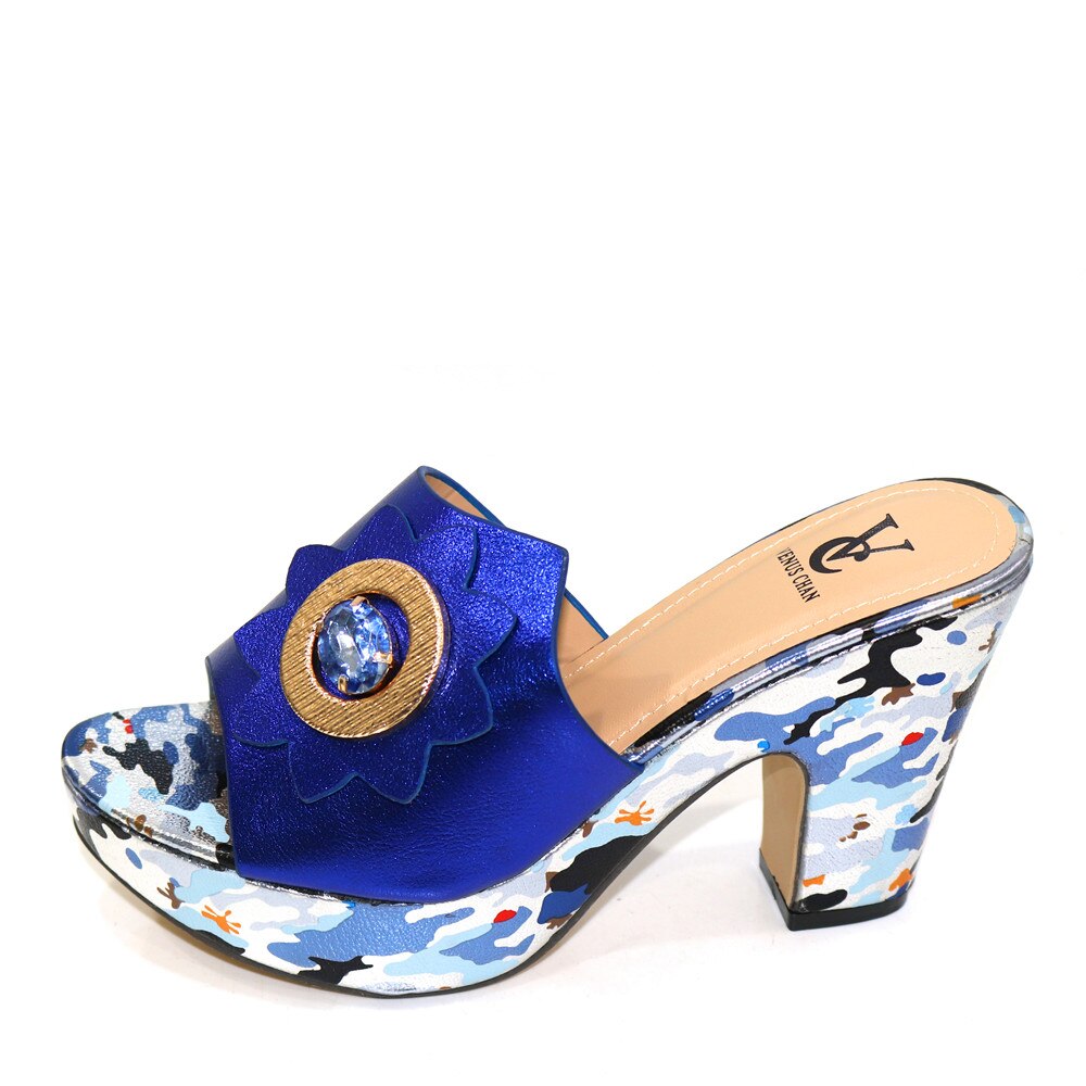 Blue Liquid Marble Women's High Top Shoes