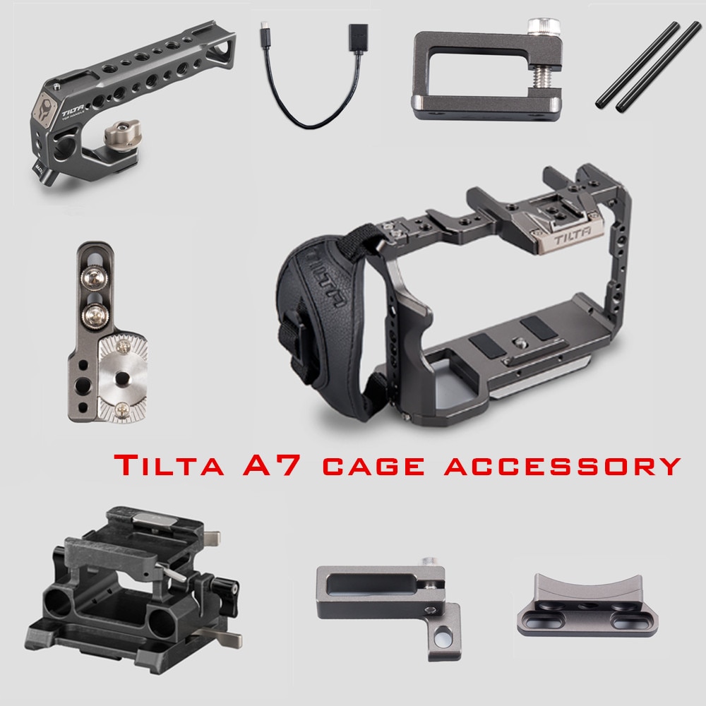 Tilta dslr rig a7 iii Full camera Cage Top Handle baseplate hdmi cable For Sony A7 A9 A7III A7R3 A7M3 A7R2 A7 accessories