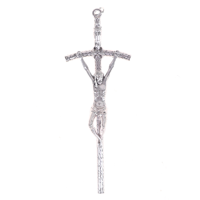 Décoration murale Antique en alliage avec croix Crucifix, jésus, Christ, catholique, église religieuse, décoration de la chapelle, pour la maison, 1 pièce