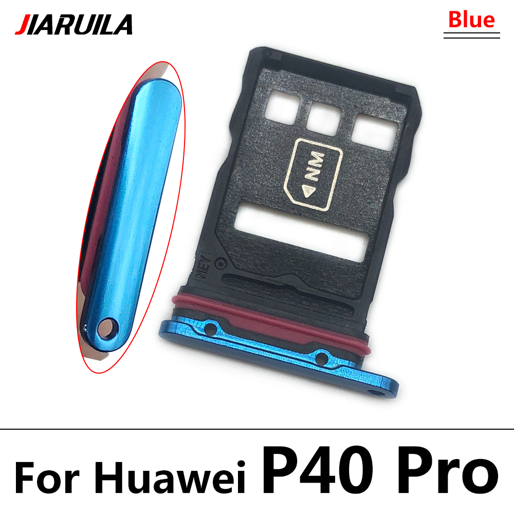 Per Huawei MediaPad T3 10 AGS-L09 AGS-W09 AGS-L03 T3 9.6 LTE SIM Slot Per Schede SD Vassoio di Carta Del Supporto Adattatore: P40 Pro Blue