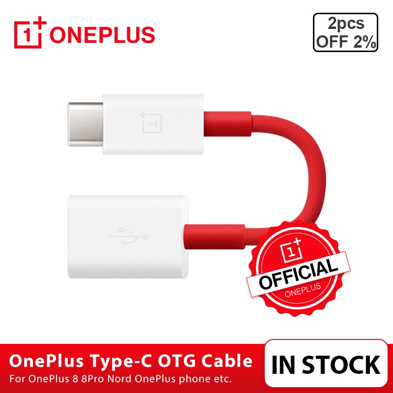 Originele Oneplus Type-C Otg Kabel Voor Oneplus 7 7 Pro 8 8 Pro Nord