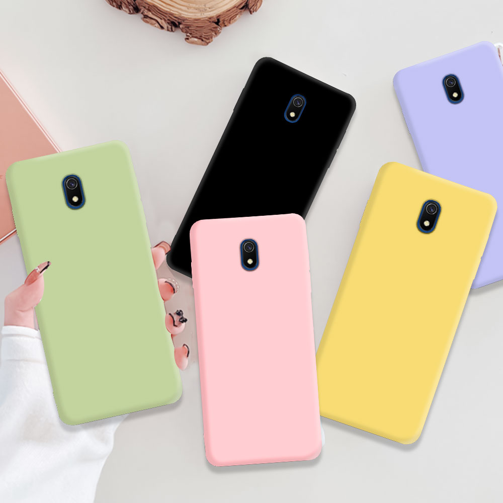 Pour Xiaomi Redmi 8A Coque arrière en Silicone liquide pour Xiaomi Redmi8A coques de téléphone pour Redmi 8A Fundas Coque