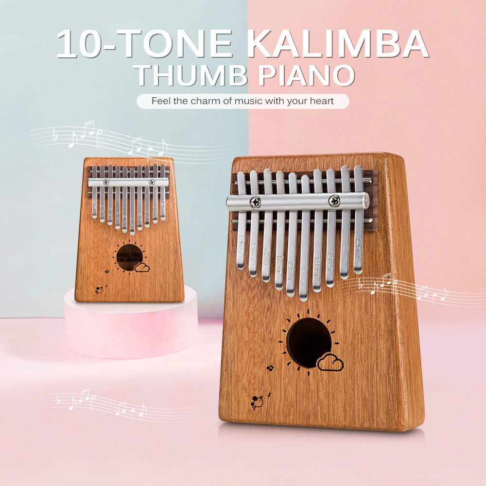 17 tasti Kalimba Thumb Piano strumento musicale per il corpo di alta qualità con libro di apprendimento Tune Hammer strumenti musicali per bambini giocattoli