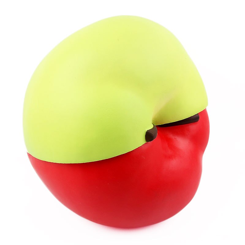 23/25cm jumbo bløde squishy halv æble frugt langsomt stigende børn kæmpe super store rebound squizies legetøj til jul bedst