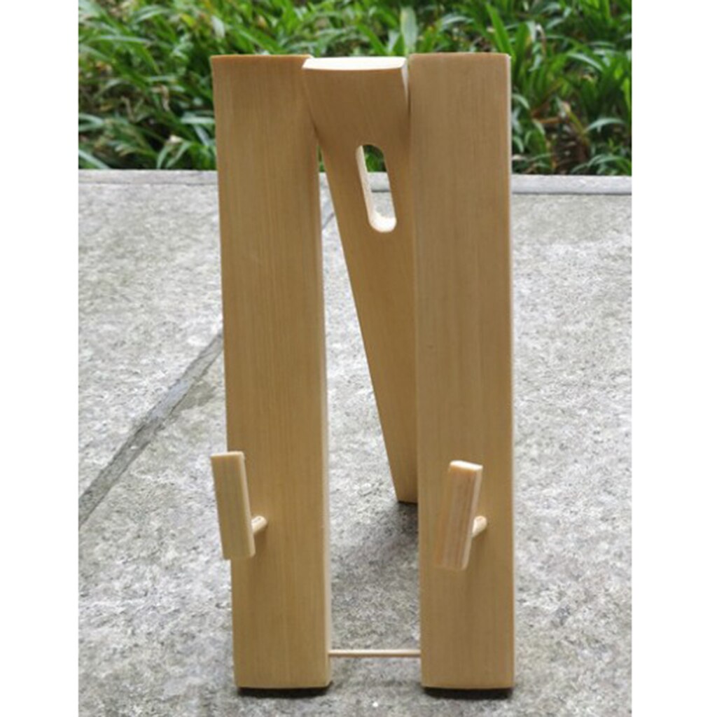 Fan display stativ bambus hestehold vægmontering japansk foldbar ventilator holder