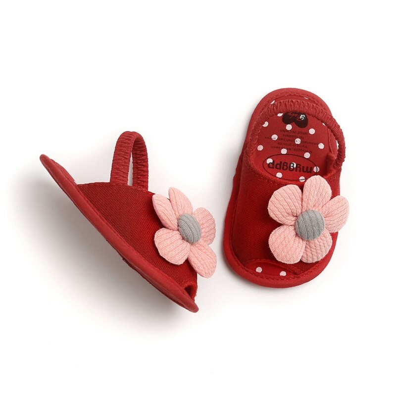 Zomer Baby Jongens Meisjes Sandalen Leuke Bloem Ademend Anti-Slip Schoen Peuter Zachte Zolen Babyschoenen Casual Schoenen 12