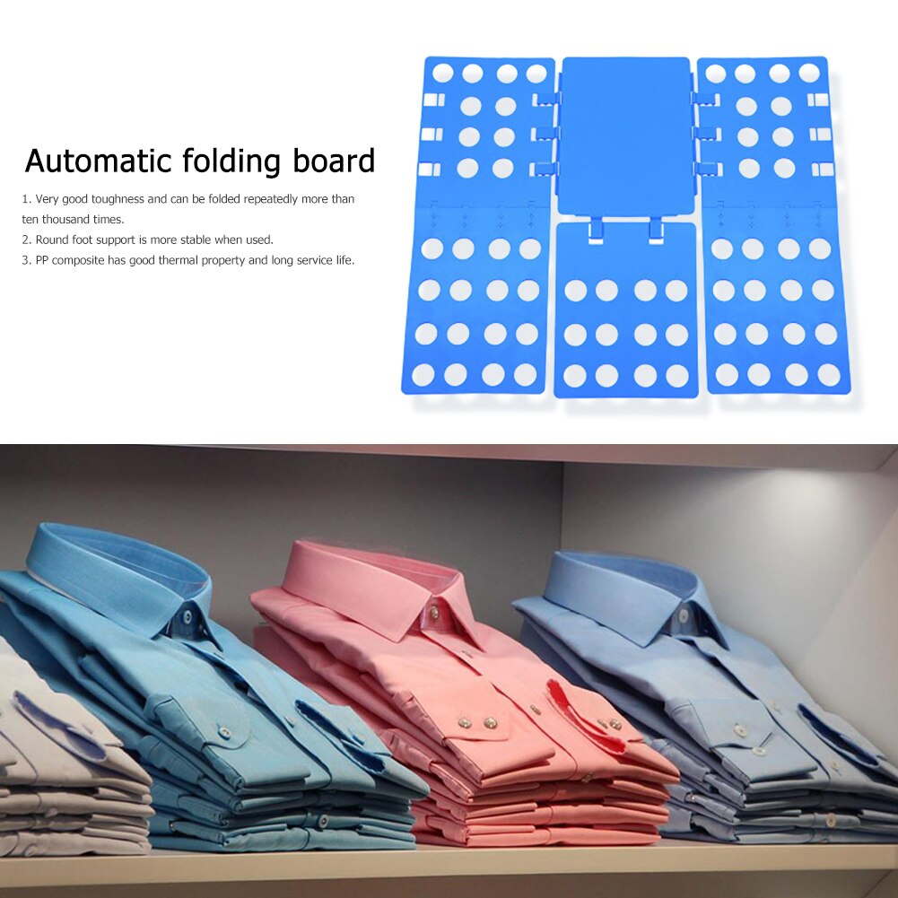 Tøj folde bord plast klud arrangør folde tøj bord skjorte arrangør t shirt mappe bord til hjemmet opbevaringsværktøjer