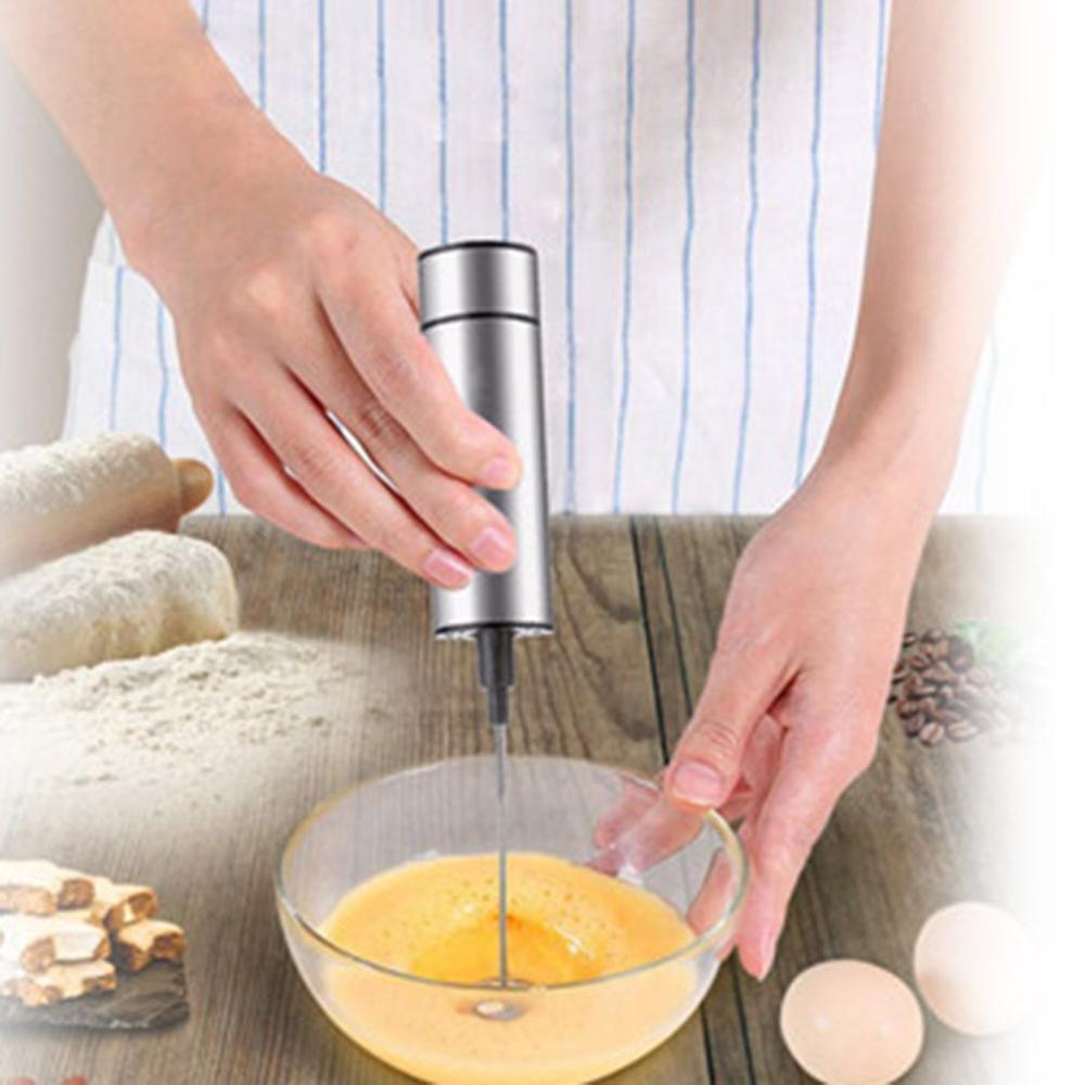 Electric Milk Frother Automatic Handheld Foam Maker for Egg Latte Cappuccino Chocolate Matcha Home Kitchen Coffee Tool