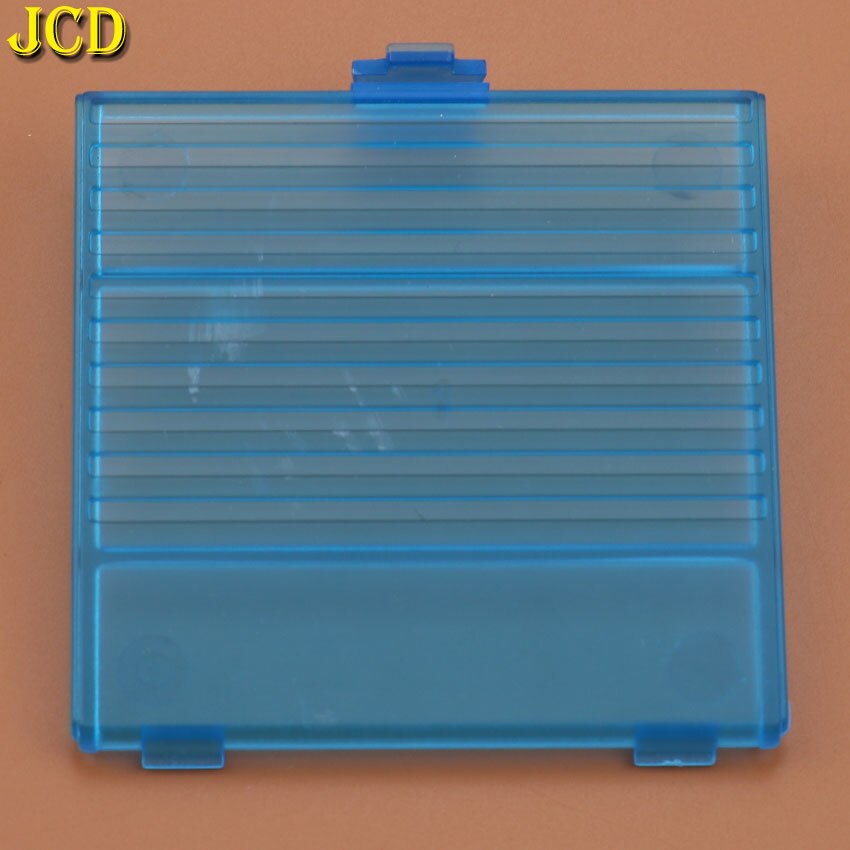 Jcd 1 stk til nintend game boy batteridæksel låg låg udskiftning til gb konsol batteri bagdæksel: Klarblå