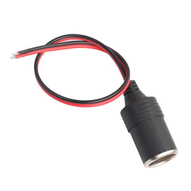 Vodool 30cm universal 12v 10a 120w bil sigarettenner hunn stikkontakt auto bil sigar lader kabel strømkontakt adapter