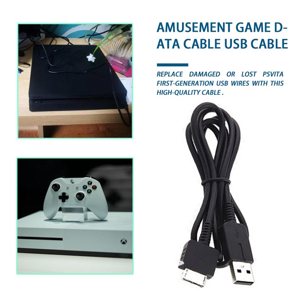 Câble de chargeur USB 2 en 1 pour psv1000, Psvita, PS, Vita, PSV 1000, transfert de données, adaptateur électrique