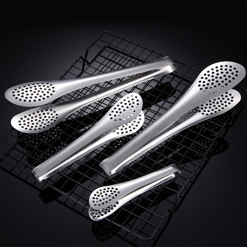 Stainless steel food tongs kitchen utensils buffet cooking tools bread tongs pastry tongs barbecue kitchen tools barbecue access