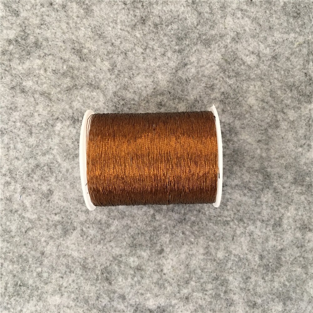 metal embroidery thread DIY clothing accessory essential 14 kind of colour select sewing thread 1pcs sell: Coffee