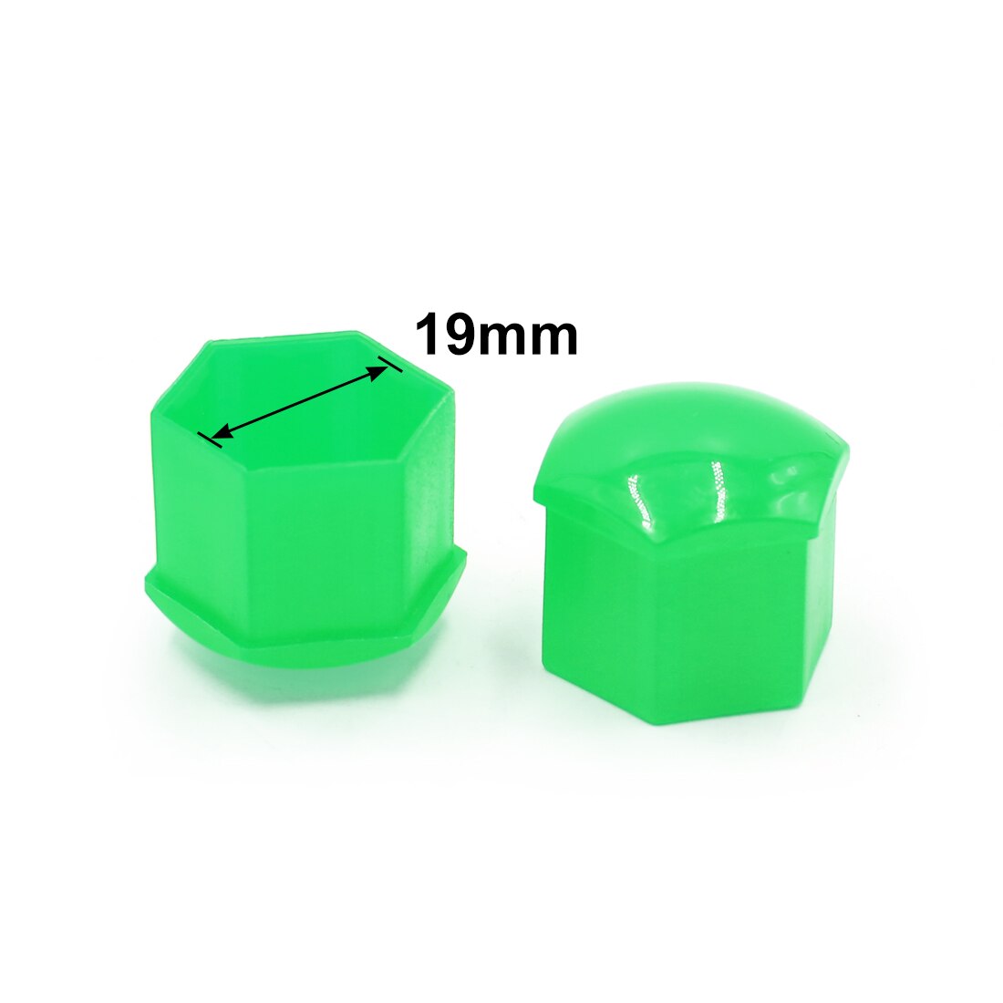 TRACER Wielbouten wielmoeren afdekkappen - 20 x wielboutdoppen 17 mm zwart - wielmoerdoppen - universele kunststof doppen