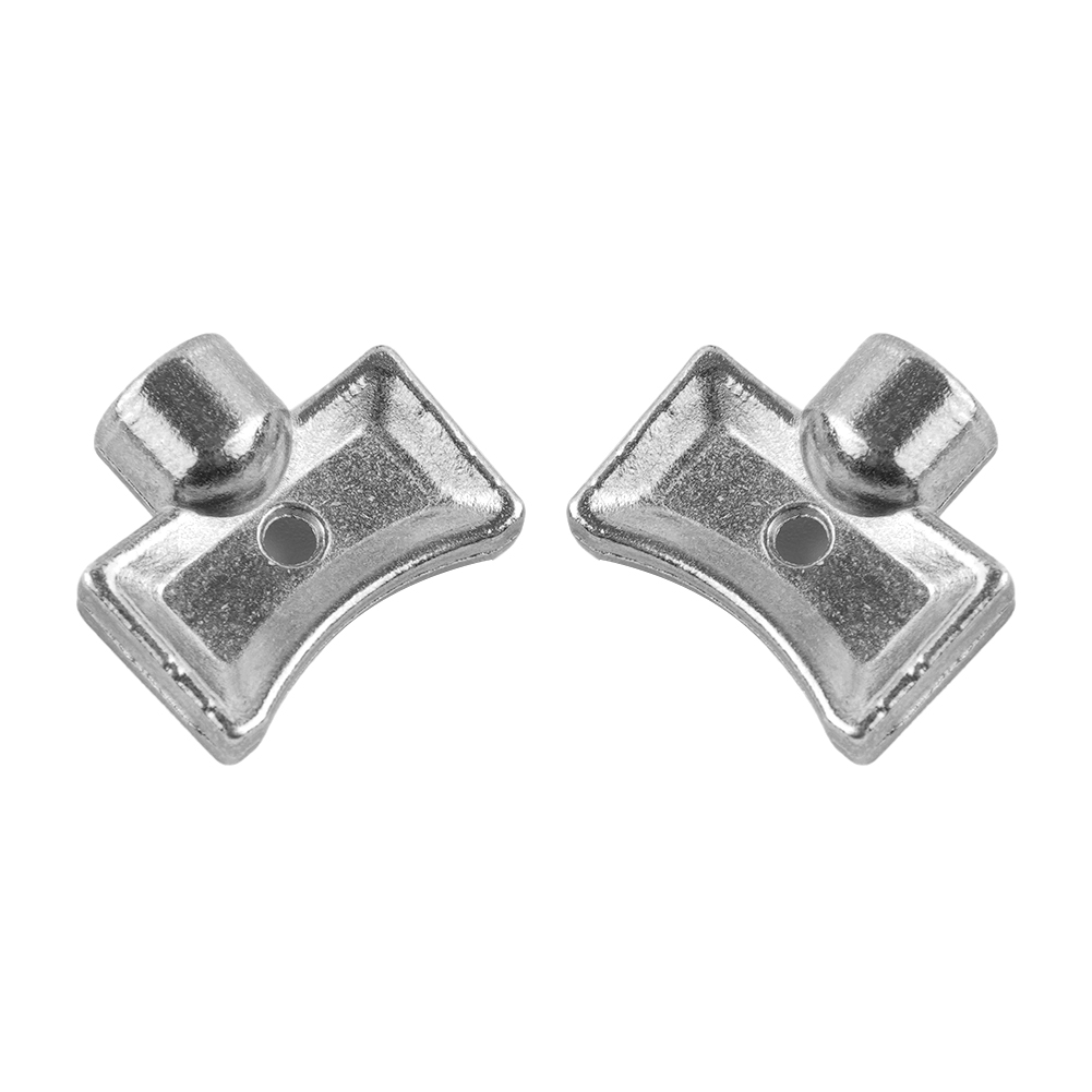 2 Stuks Radiator Klep Sleutel Kraan Sleutel Radiator Waterkraan 5×5mm Klep Socket Speciale Slot Moersleutel zinklegering