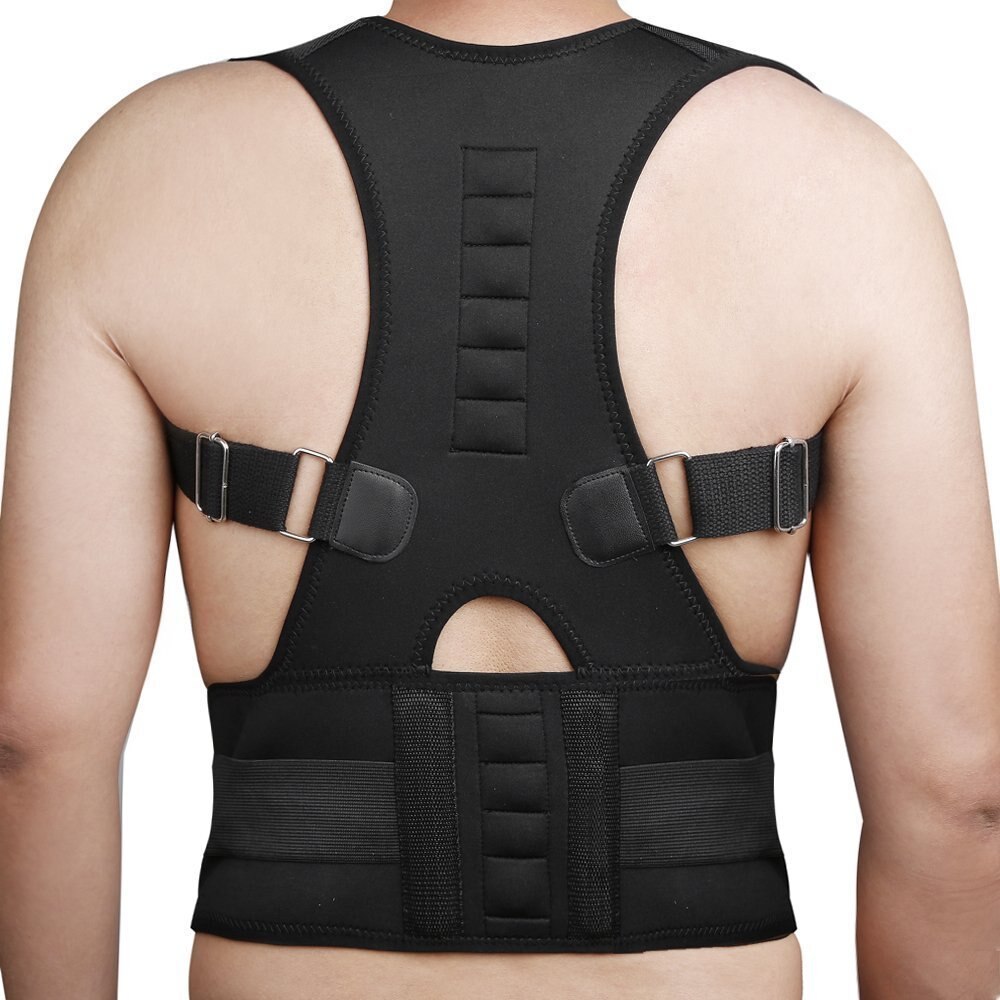 Correcteur Posture Magnétique - Ceinture Dos Pour Soulager Douleurs Dorsales, Neuf, Marque Topalli