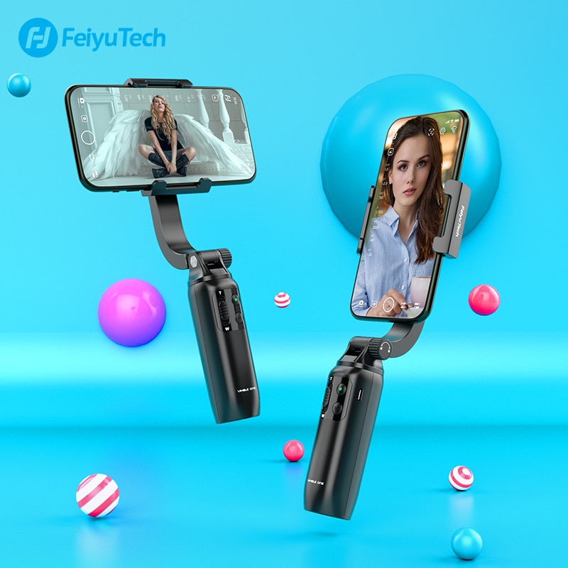 FeiyuTech Neue Vimble EINEM Einzigen Achse 18cm Erweiterbar Faltbare Smartphone Gimbal Stabilisator Selfie Stock für Iphone Samsung