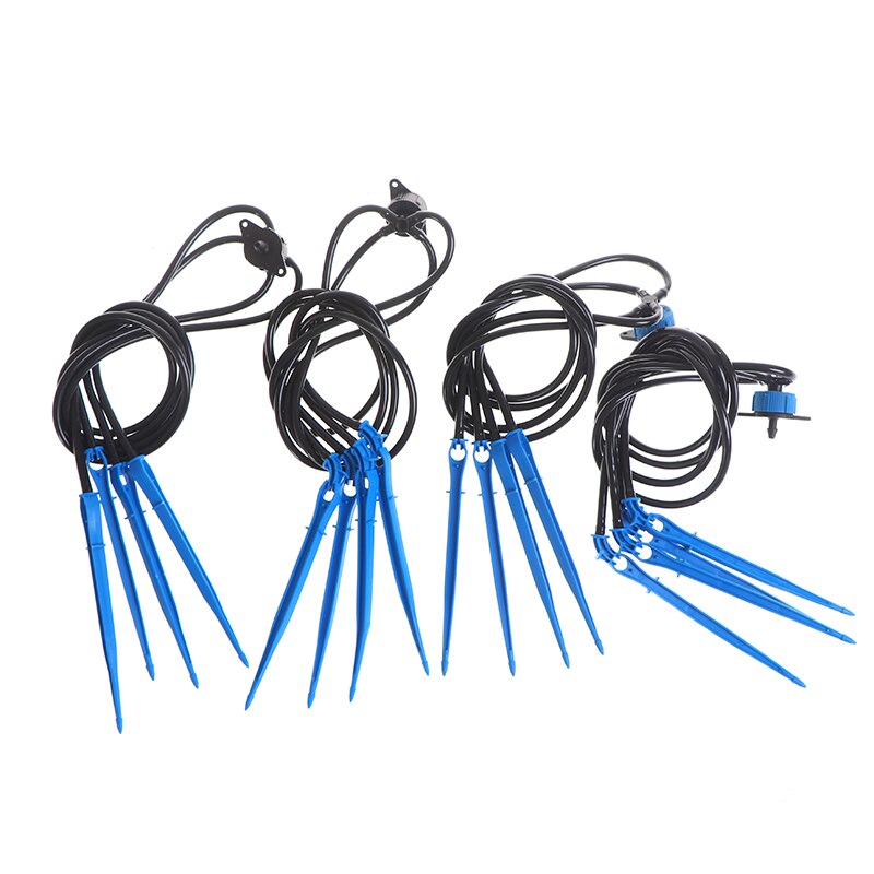 4L 8L 4-way Arrow Drip System Emitter Irrigation System Micro Flow Dripper For Water Saving Irrigation Greenhouse 1set