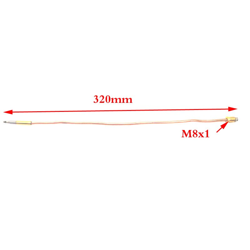 320mm Gas Stove Burner Cooker Thermocouple Tlotless Thermocouple M8x1