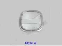 Autosticker gas/brandstof/olie tank afdekkap abs chrome lamp frame trim onderdelen 1 st voor mitsubishi outlander: Stijl b