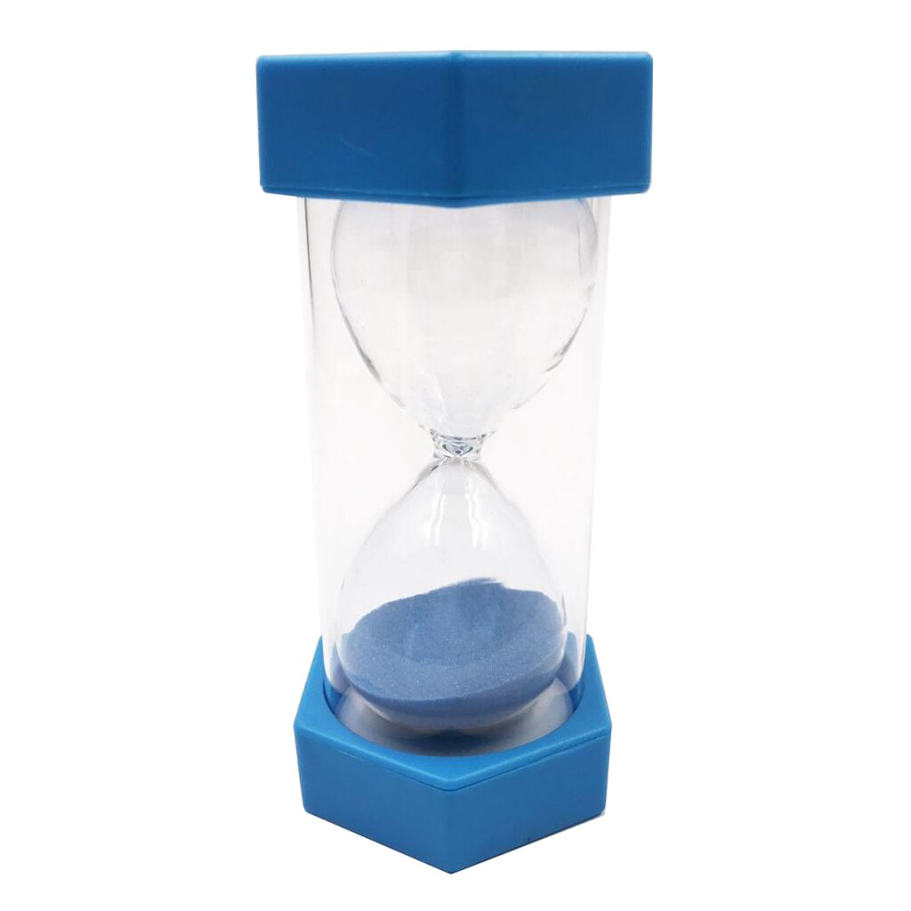 Six Angles Plastic Sand Timer Hourglass Kid Reading Games Playing Brushing Teeth Egg Cooking Timer 1 Minute/5 Minutes