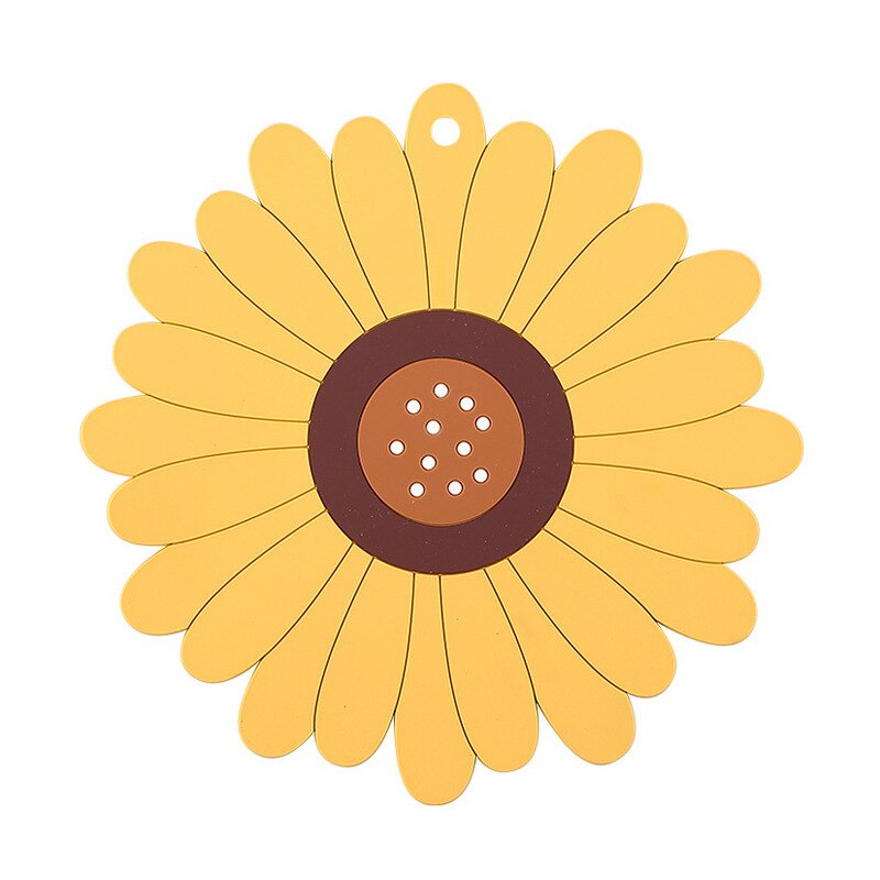 Sunflower Potholder Pot Mat Home Dining Mat Plate Mat Table Mat Anti-scalding Tea Coaster Bowl Mat